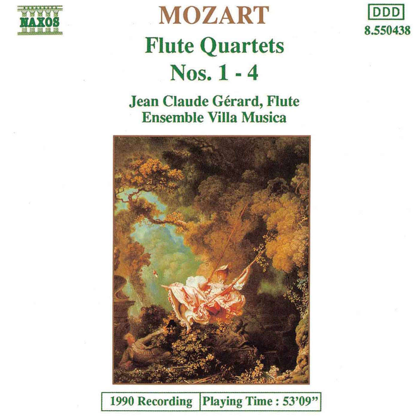 Mozart: Flute Quartets Nos. 1-4