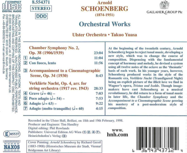 Schoenberg: Verklarte Nacht - Imagem 2
