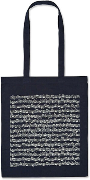 Bolsa partitura cor azul escuro