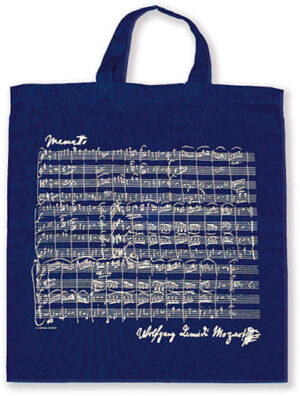 Bolsa Mozart cor azul escuro