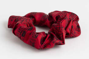 Fita para cabelo vermelho
