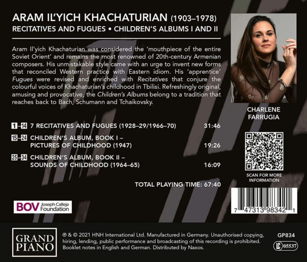 Khachaturian: Recitatives and Fugues - Imagem 2