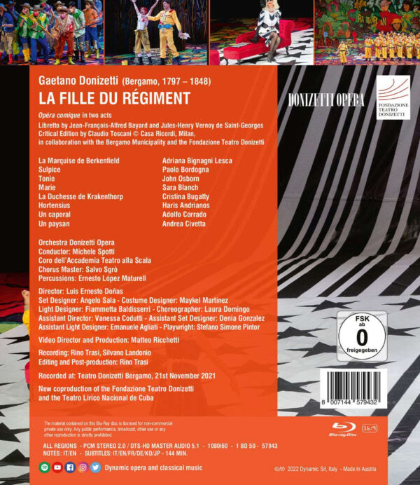 Blu-ray - Gaetano Donizetti: La Fille du régiment - Imagem 2