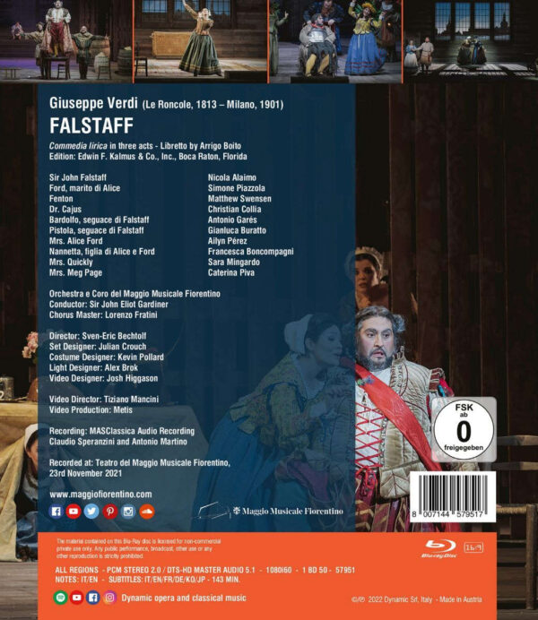 Blu-ray - Verdi: Falstaff - Imagem 2