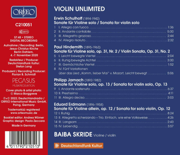 Violin Unlimited - Baiba Skride plays Solo Sonatas - Imagem 2