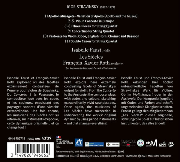 Stravinsky: Violin Concerto & Chamber Works - Imagem 2