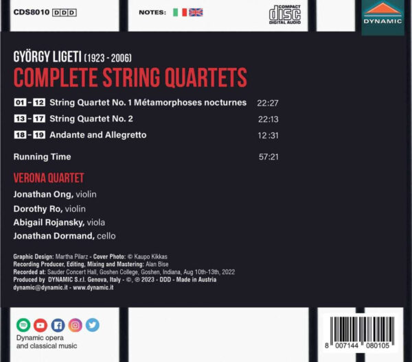 Ligeti: Complete String Quartets - Imagem 2