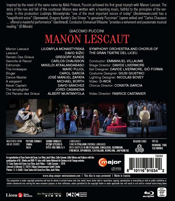 Blu-ray - Puccini: Manon Lescaut - Imagem 2
