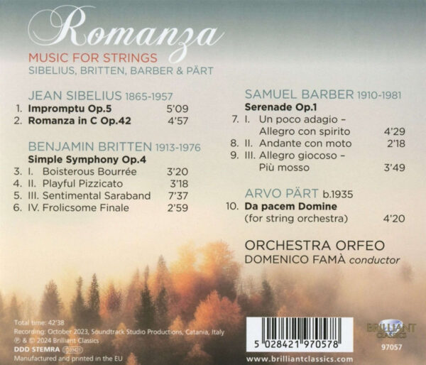 Romanza: Music For Strings - Imagem 2