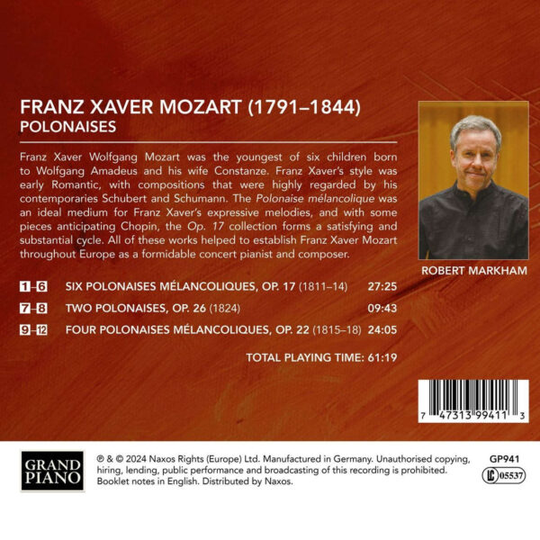 F. X. Mozart: Polonaises - Imagem 2