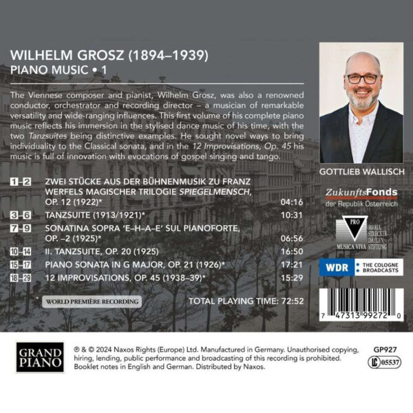 Grosz: Piano Music, Vol. 1 - Imagem 2