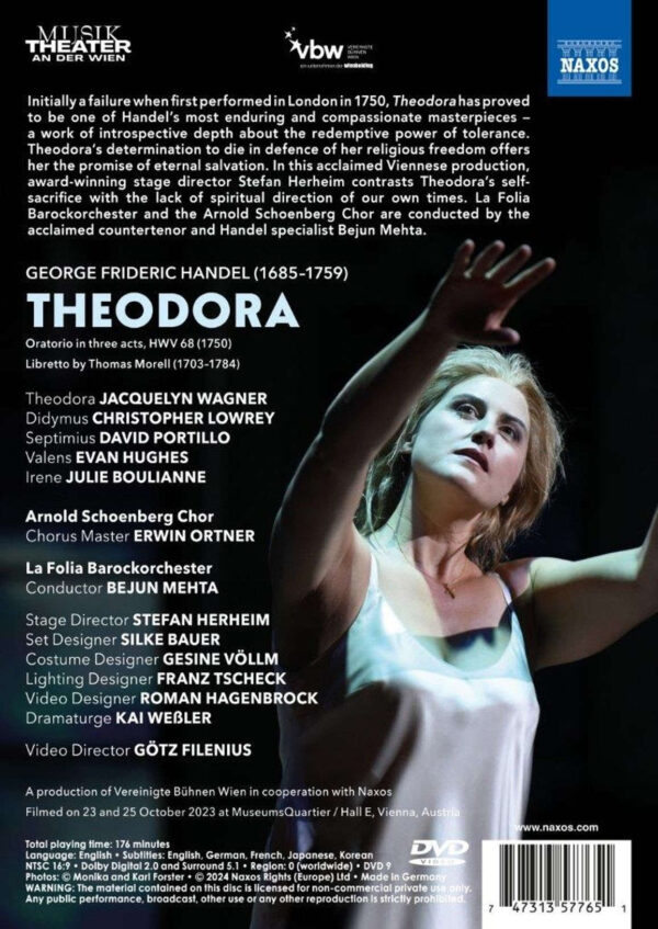 Blu-ray - George Frideric Handel: Theodora - Imagem 2