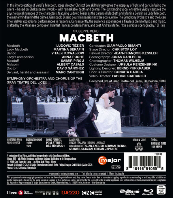 Blu-ray - Verdi: Macbeth - Imagem 2