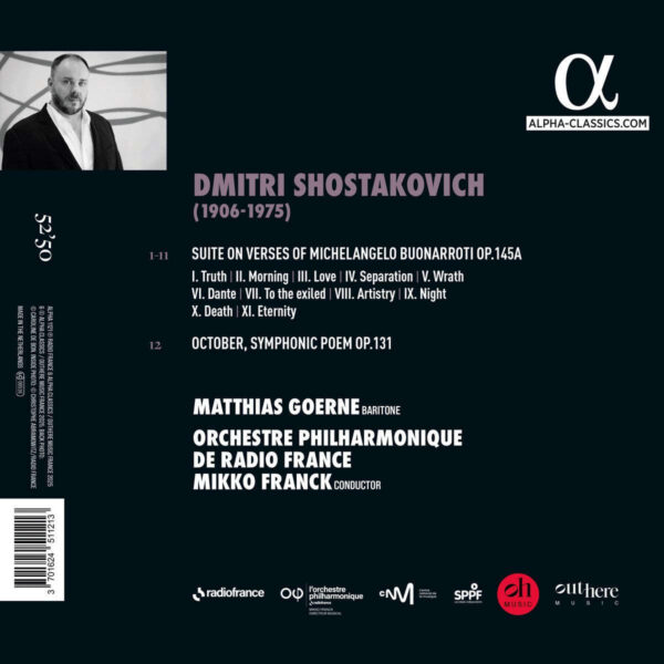 Shostakovich: Suite on Verses of Michelangelo & Oc - Imagem 2