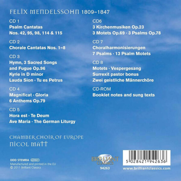Mendelssohn: Sacred Choral Works - Imagem 2
